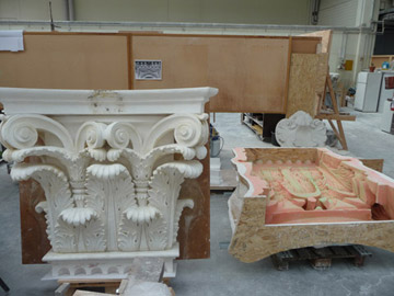 Schlossbauhütte 1 Kapitell