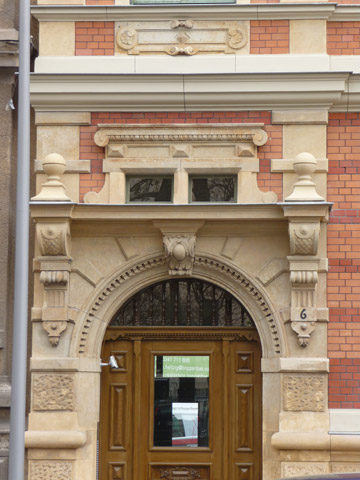 Natursteineingang Leipzig Nachher 